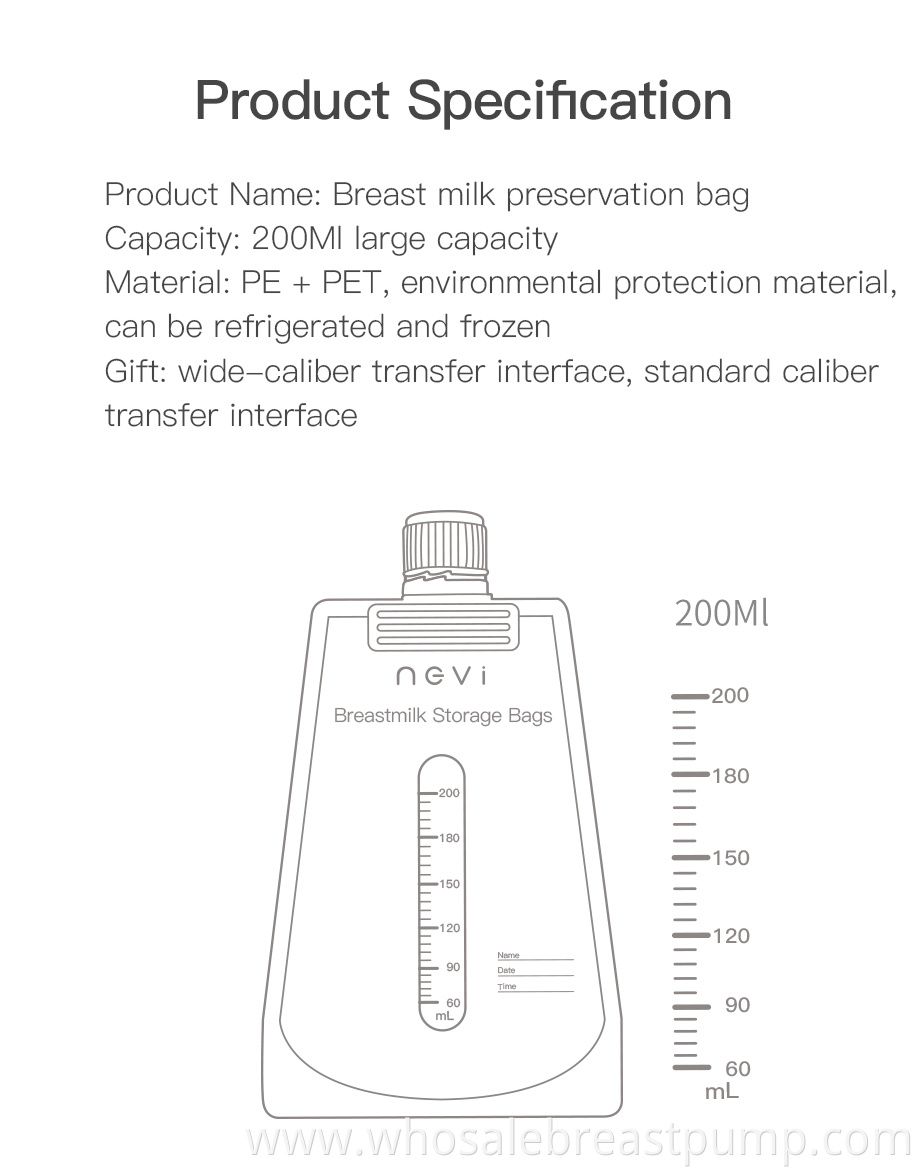 Disposable Breast Milk Storage Bags